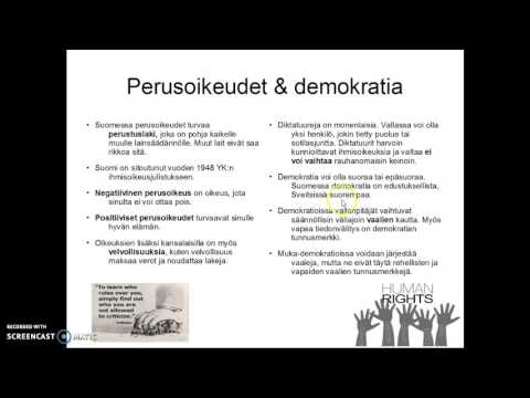 Video: Länsimaisen Demokratian 