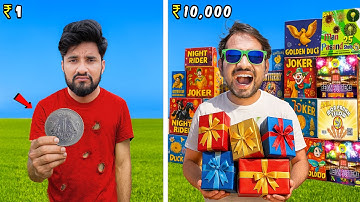 Diwali Shopping Challenge With Team | ₹1 Vs ₹10000 Low To High Budget