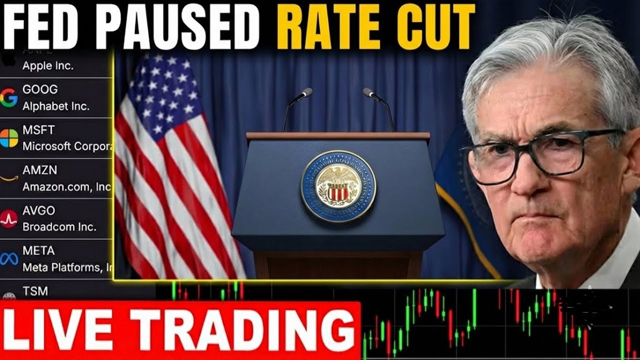 Stock Market Today: FED Paused Rate Cut, Walmart Disappoints | LIVE ...