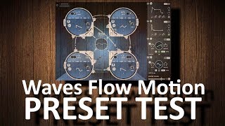 Waves Flow Motion FM Synth PRESET TEST