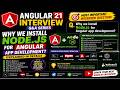 Angular interview Questions in Hindi #3 -Why we install Node JS for Angular app development ?