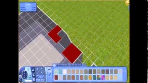 Sims3 how to build and L shaped stairs