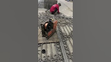 Cách người thợ làm cửa cổng rào sắt nghệ thuật #art #short