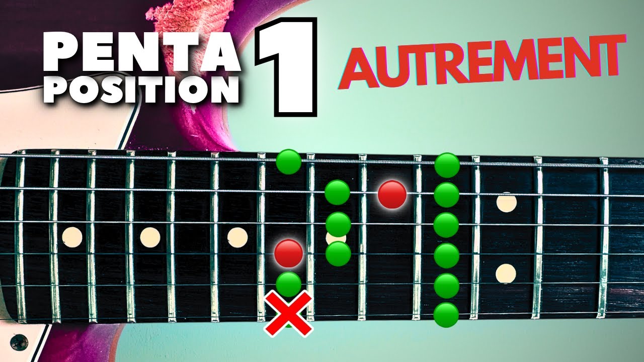 La Gamme Pentatonique (+ phrases) - position 1