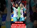 Momen Tisya dan Nurlaili mode serius