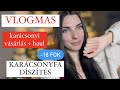 VLOGMAS  #4🎄🎅 KARÁCSONYI ROOMTOUR ,KARÁCSONYFA ÁLLÍTÁS,KARÁCSONYI HAUL...