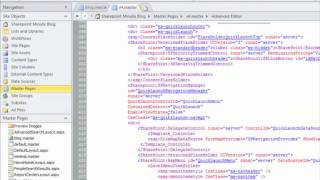 SharePoint 2010 MINUTE - Custom Master Page (2/10/2010-5)