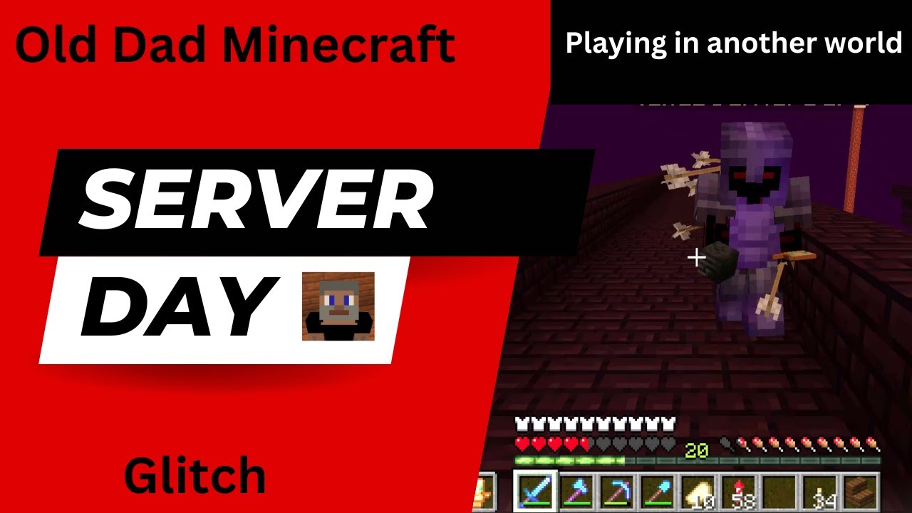 Minecraft server glitch - YouTube