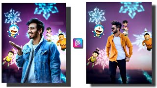saarvendra New photo editing tutorial || doremon  consept photo editing || PK EDITING ZONE screenshot 4