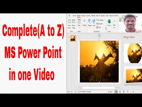 Learn Complete MS Power Point in one Video | Microsoft powerpoint in Tamil