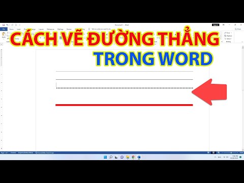 Cách Kẻ Đường Thẳng Trong Word | Cách Vẽ Đường Thẳng Trong Word