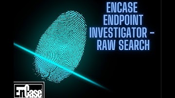 ENCASE ENDPOINT INVESTIGATOR - RAW SEARCH