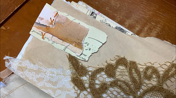 Adding hand stitching to Janes two custom journals