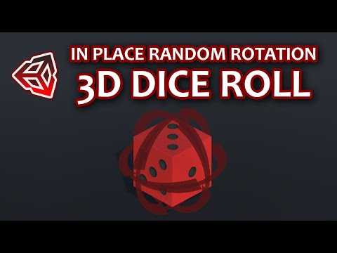 In Place Dice Roll | Cube Rotation | Unity 3DTutorial
