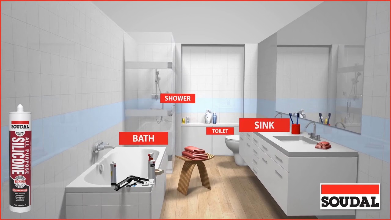 Soudal All Purpose Silicone The Ultimate All Rounder Silicone Sealant