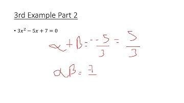 Roots of Polynomials (A LEVEL FURTHER MATHS OCR MEI, OCR, AQA & EDEXCEL)