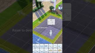 Sunken Lounge - Sims4 Build Tips shorts sims4 sims4ideas