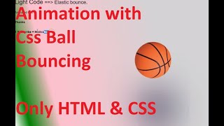 Css Animation , Animated Ball Bouncing with Html Css , Html And Css Animation Amazing ball bouncing