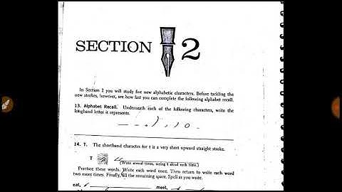 Lesson 2 Gregg shorthand