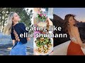 Eating like ELLIE THUMANN for a day