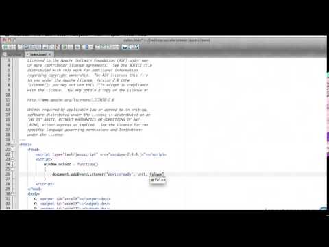Html5 7 04 Working with the Accelerometer