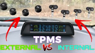 Tyre pressure monitoring system | External or Internal  - Key Differences & Best Choice