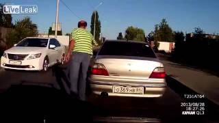 Russian Road Rage with Twist