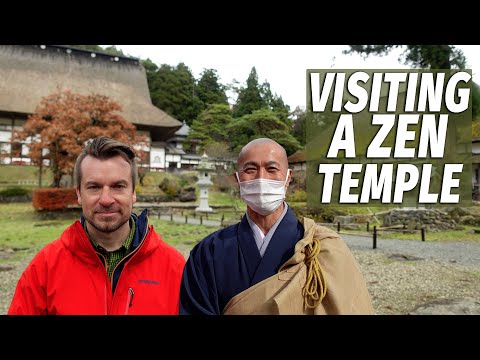Visiting a Zen Temple and Zazen Meditation