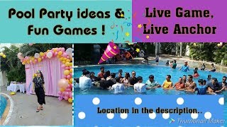Pool party games & ideas/ Pool party games for team building/ Creative Apurva Jain