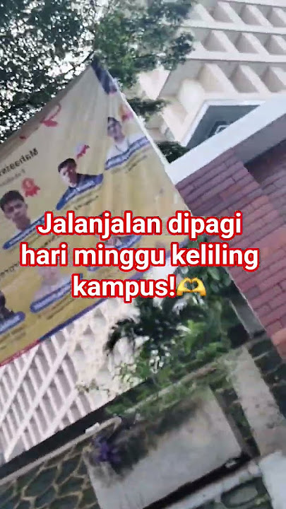 Jalan'dihari minggu keliling kampus universitas indonesia#jalan #kampus#viral #music #audio #song