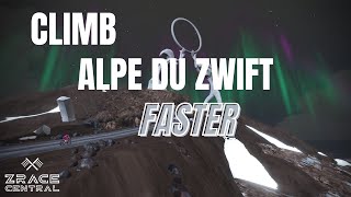 HOW to CLIMB Alpe Du Zwift FASTER