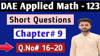 Math 123 Chapter 9 || Partial fraction || Short Questions 16–20 || Easy Method in Urdu.