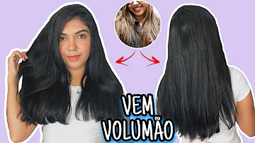 Tem como recuperar o volume do cabelo?