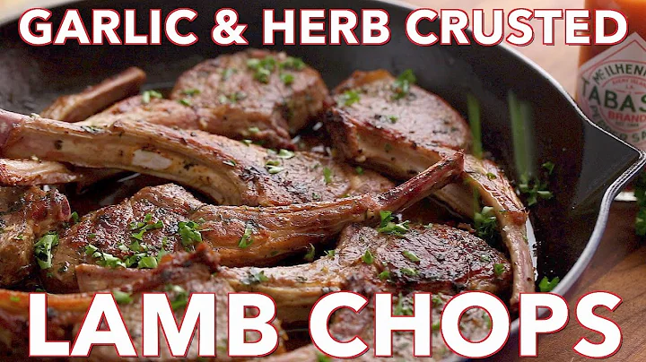 Dinner: Holiday Garlic & Herb Crusted Lamb Chops -...