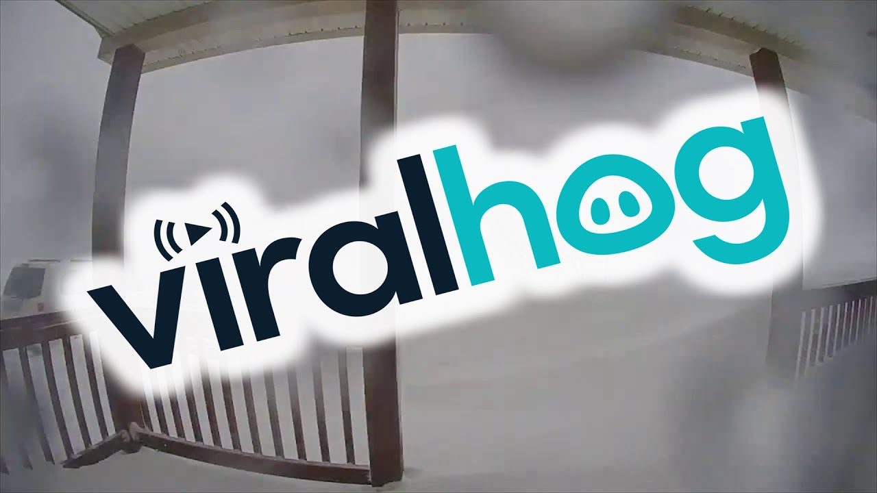 Doorbell Cam Captures Intense Blizzard Burying A Town In Snow