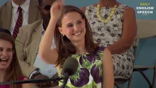 Natalie Portman Harvard Commencement Speech 2015 | ENGLISH SPEECH with BIG Subtitles