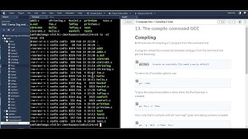 Compiling using GCC in Linux