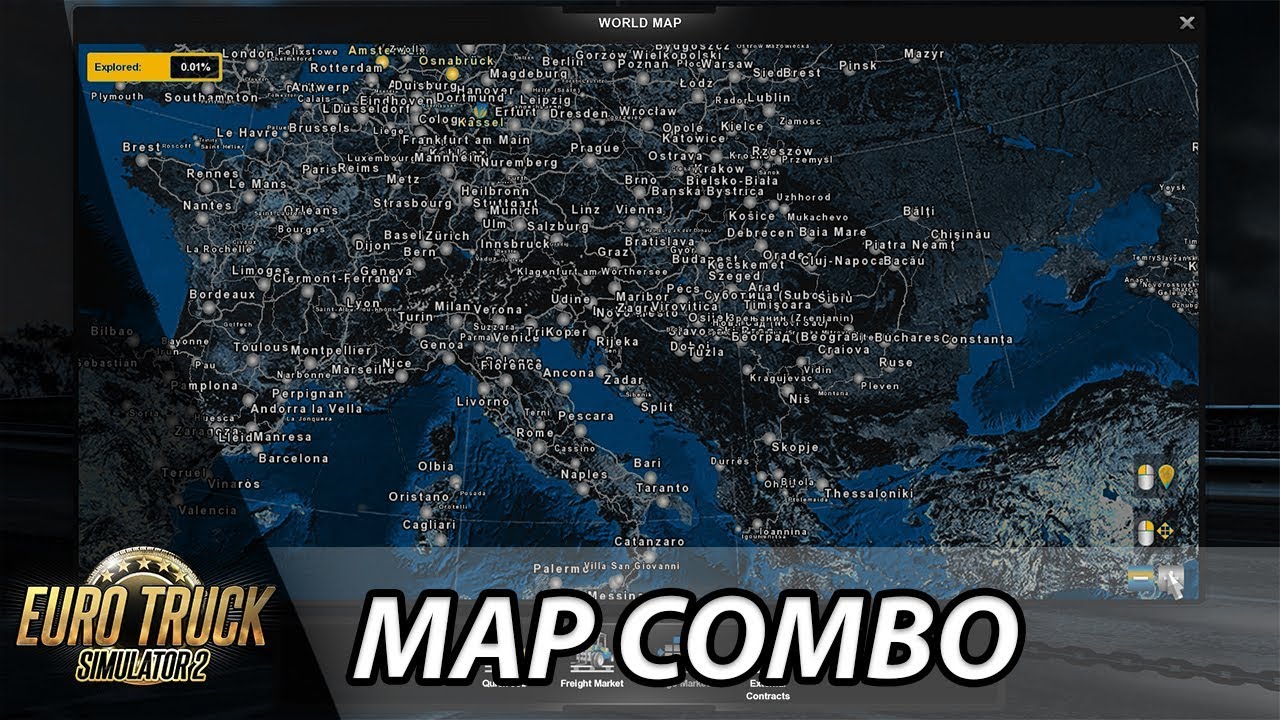 ETS2 1.32 | Project Balkans v2.9 | Map Combo