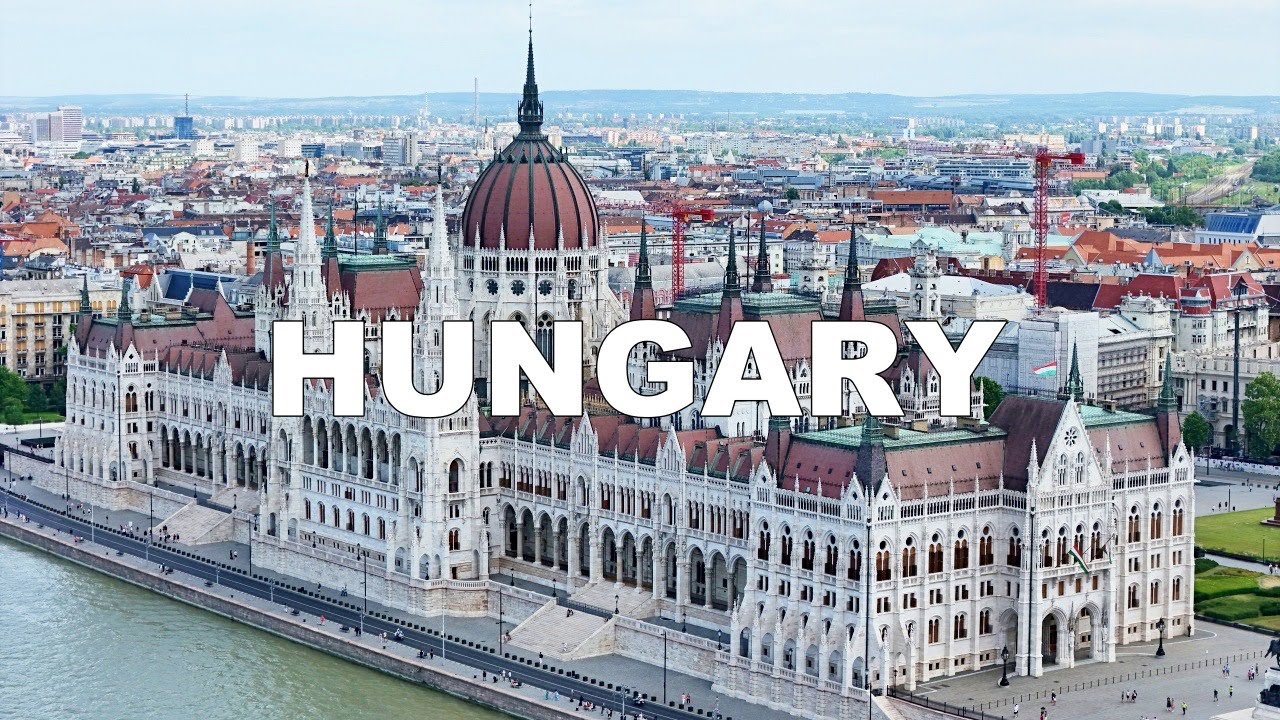 FLYING OVER HUNGARY - 4K Scenic Film With Calming Music