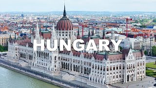 FLYING OVER HUNGARY - 4K Scenic Film With Calming Music