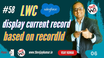 58 - How to fetch current record based on Record Id in LWC | #lwc #lwctutorial