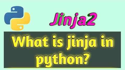 What is Jinja2? || Where to use Jinja2? ||What is jinja in python || Django