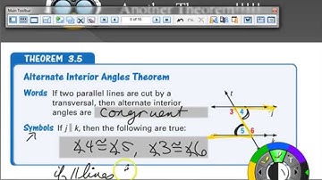 3 4 Video ANgles formed by parallel Lines cut by a Transversal