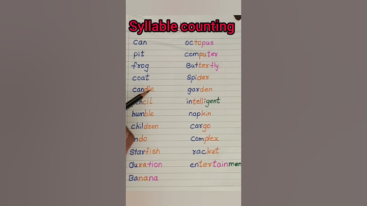 syllable counting #levelupphonics #shorts