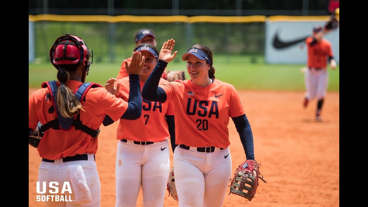 Team Usa Softball Vs Mexico Softball 19 International Cup Of Softball Full Game Youtube