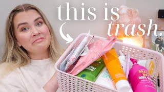 beauty empties - let's talk about my *trash* + would i repurchase?