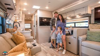 Full Time RV Life  Family of 4 in Class A RV