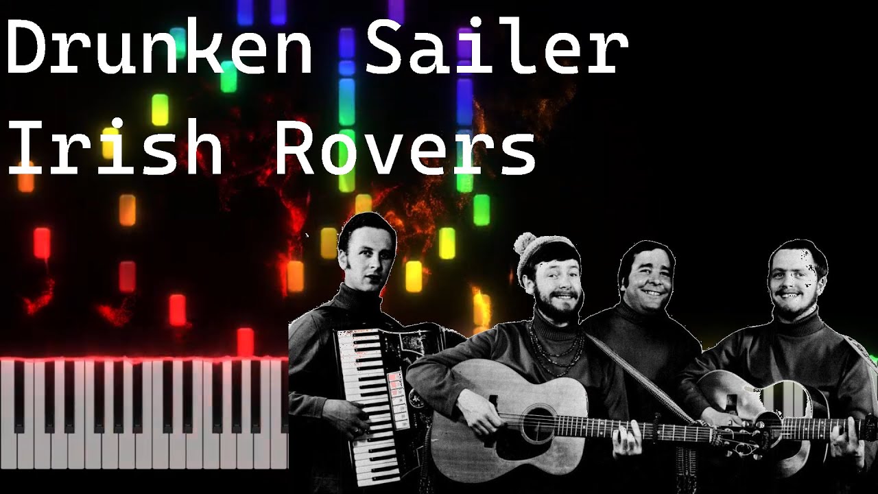 Drunken Sailor - Irish Rovers Piano Tutorial [Nivek.Piano]