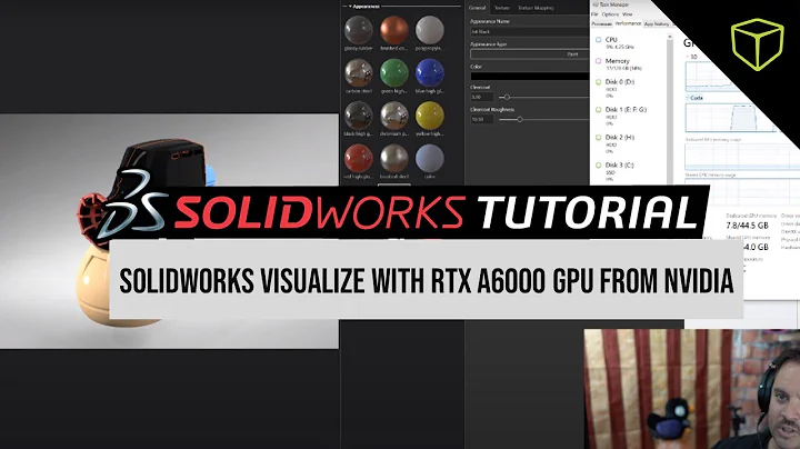 Impresionante rendimiento en SOLIDWORKS Visualize con el GPU RTX A6000 de Nvidia