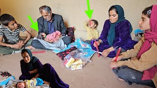 Emotional moment of grandfather meeting baby, tough nomadic life with challenges screenshot 1